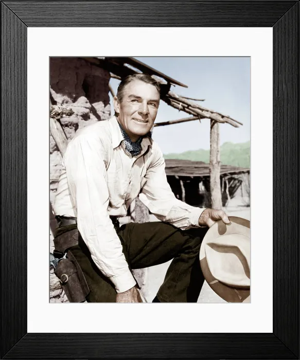 Framed Print : BUCHANAN RIDES ALONE, Randolph Scott, 1958