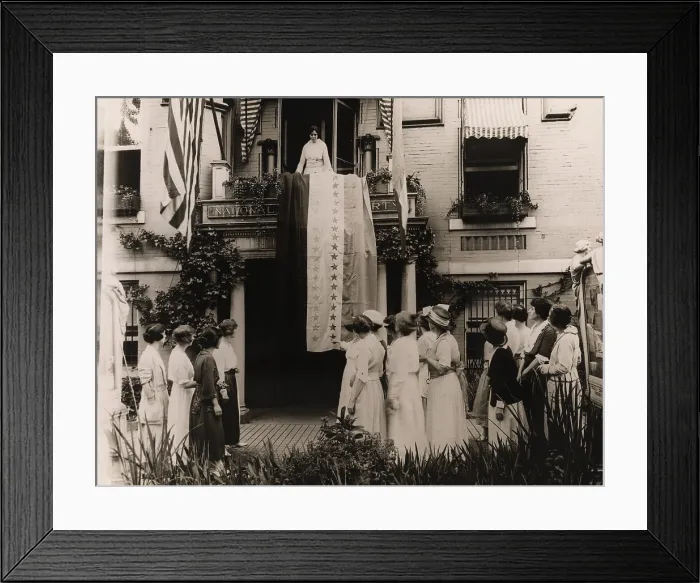 Framed Print : When Tennessee became the 36th state to ratify the Women's suffrage amendment on Aug 18, 1920