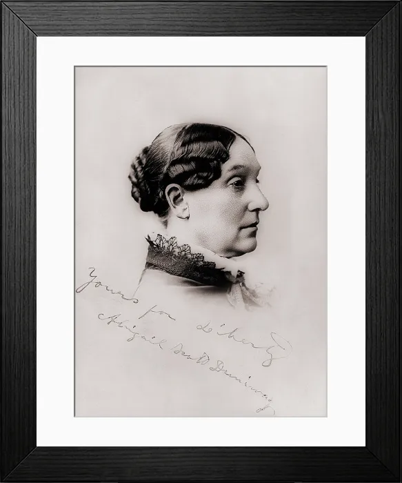 Framed Print : Abigail Scott Duniway (1834-1915), was an American women's rights advocate, newspaper editor in Portland, Oregon Framed Print : Abigail Scott Duniway (1834-1915), was an American women's rights advocate, newspaper editor in Portland, Oregon