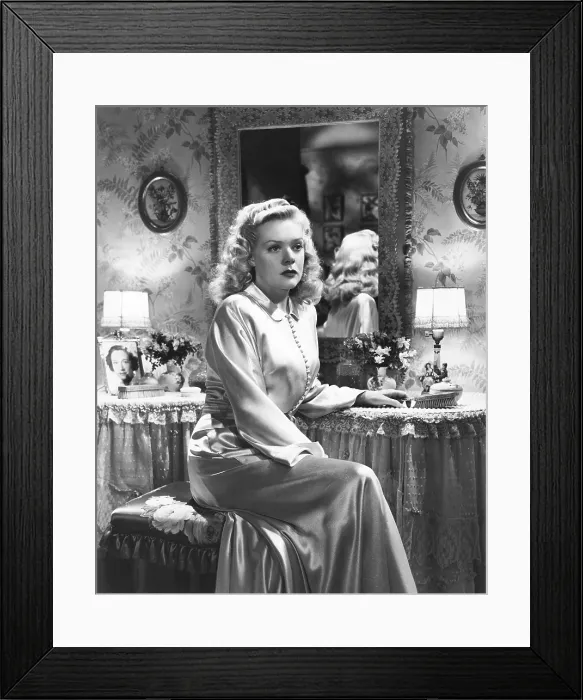 Framed Print : FALLEN ANGEL, Anne Revere (in photograph on table), Alice Faye, 1945, TM & Copyright 20th Century Fox Film Corp. / courtesy Everett Collection