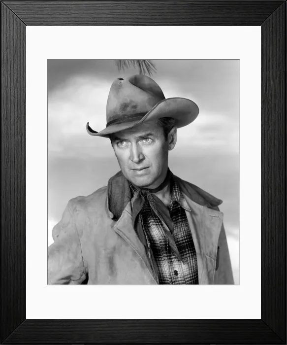 Framed Print : THE FAR COUNTRY, James Stewart, 1955