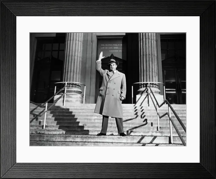 Framed Print : ALL THE KING'S MEN, Broderick Crawford, 1949