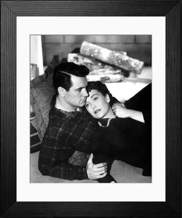 Framed Print : ALL THAT HEAVEN ALLOWS, Rock Hudson, Jane Wyman, 1955