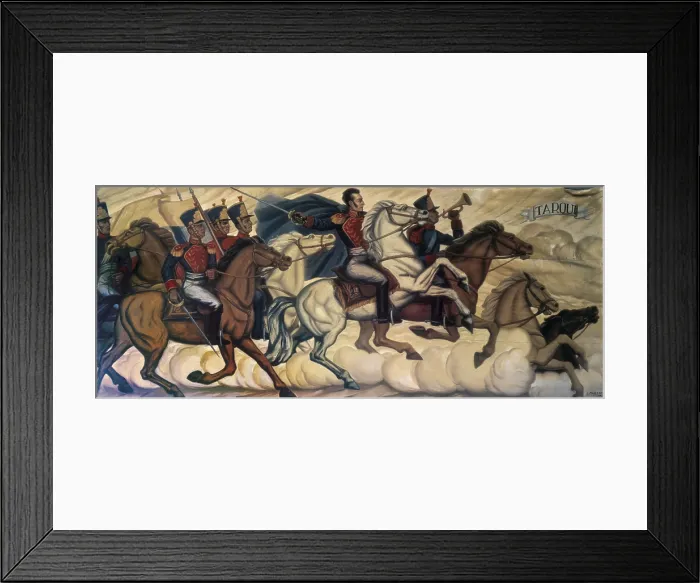 Framed Print : Gran Colombia-Peru War