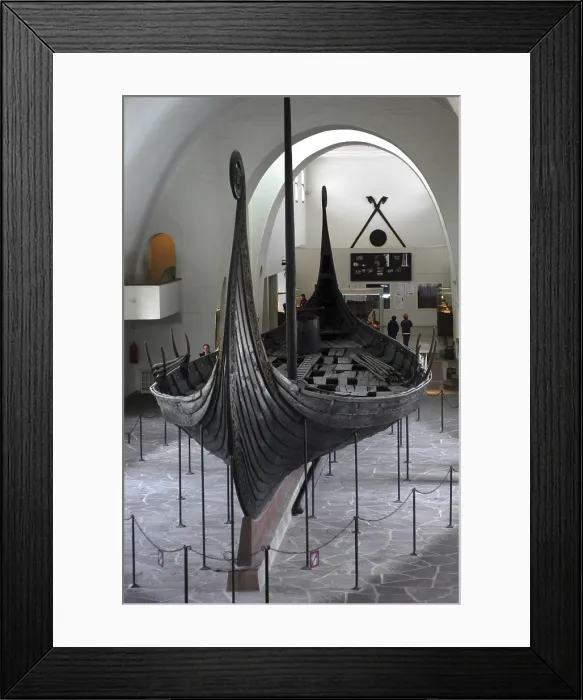 Framed Print : NORWAY. Oslo. Vikingskipshuset (Viking Ship Museum). - Oscar Elias / Iberfoto / Everett Collection (245857)**US SALES ONLY**