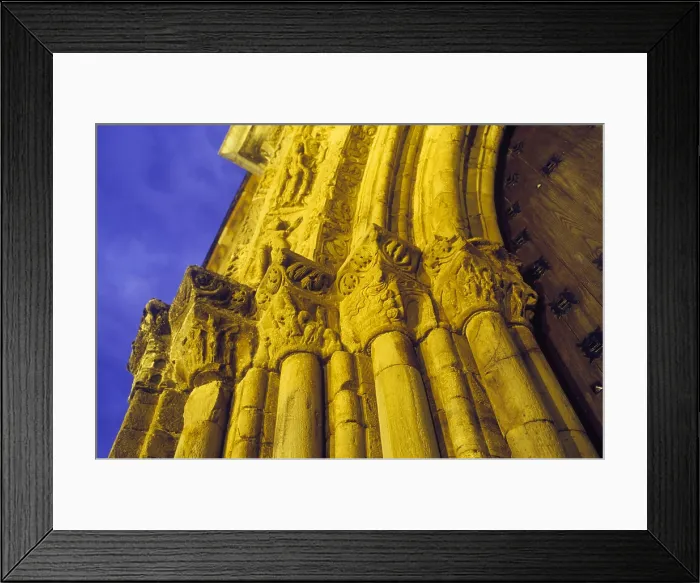 Framed Print : SPAIN. Villafranca del Bierzo. Santiago church. `Portada del perdon. - Lucas Vallecillos / Iberfoto / Everett Collection (301590)**US SALES ONLY** Framed Print : SPAIN. Villafranca del Bierzo. Santiago church. `Portada del perdon. - Lucas Vallecillos / Iberfoto / Everett Collection (301590)**US SALES ONLY**