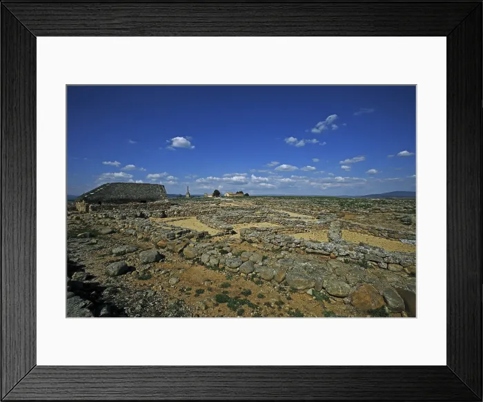 Framed Print : SPAIN. Garray. View of the Celtiberian-Roman archaeological site. - Cardinalia / Iberfoto / Everett Collection (246068)**US SALES ONLY**