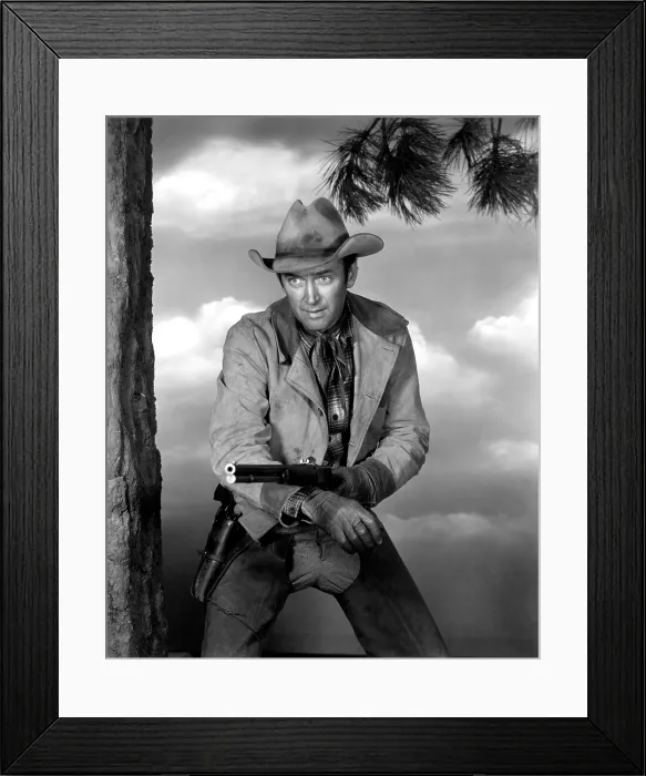 Framed Print : THE FAR COUNTRY, James Stewart, 1954