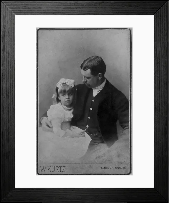 Framed Print : Eleanor Roosevelt at age 5 with her father Elliott in New York City. April 30, 1989. (BSLOC_2013_6_19) Framed Print : Eleanor Roosevelt at age 5 with her father Elliott in New York City. April 30, 1989. (BSLOC_2013_6_19)