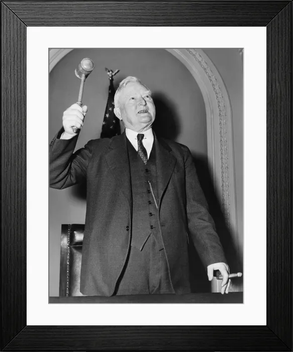 Framed Print : Vice President James Garner ready to convene the Senate. Dec. 30, 1936. (BSLOC_2013_6_186)