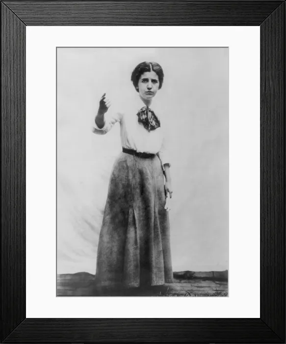 Framed Print : Elizabeth Gurley Flynn (1890-1964), labor leader and feminist associated with the Industrial Workers of the World (IWW), American Civil Liberties Union