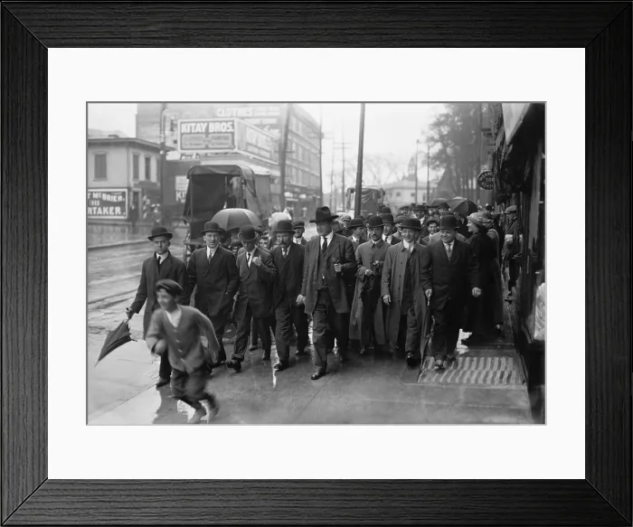 Framed Print : William Big Bill Haywood (1869-1928), was a founding member of the Industrial Workers of the World (IWW), an leader in the Socialist Party of America