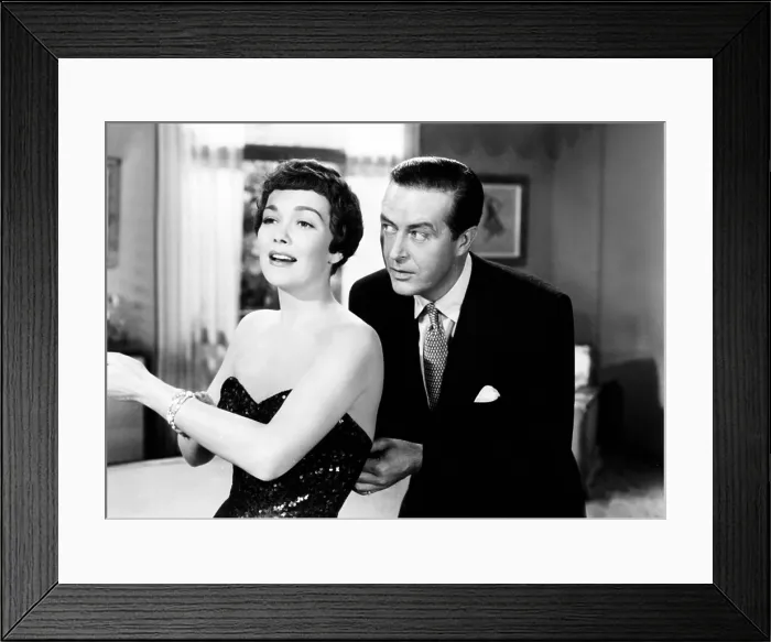 Framed Print : LET'S DO IT AGAIN, from left, Jane Wyman, Ray Milland, 1953