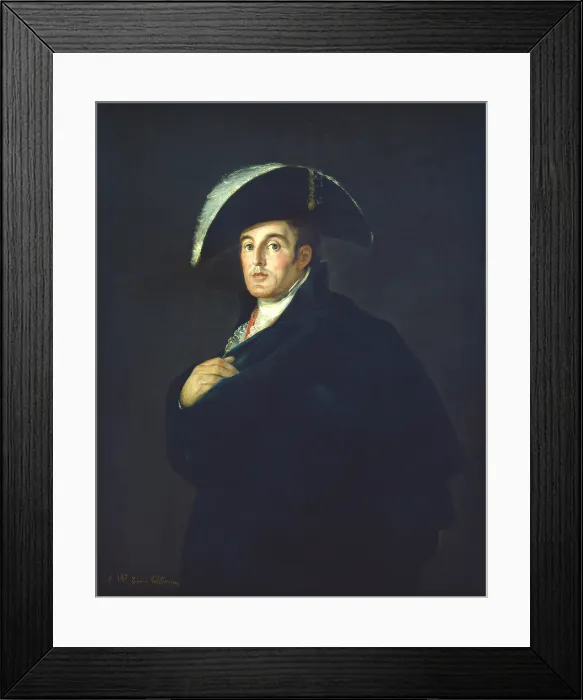 Framed Print : The Duke of Wellington, by Francisco de Goya studio, 1812, Spanish painting, oil on canvas