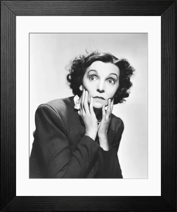 Framed Print : LET'S FACE IT, Zasu Pitts, 1943 Framed Print : LET'S FACE IT, Zasu Pitts, 1943