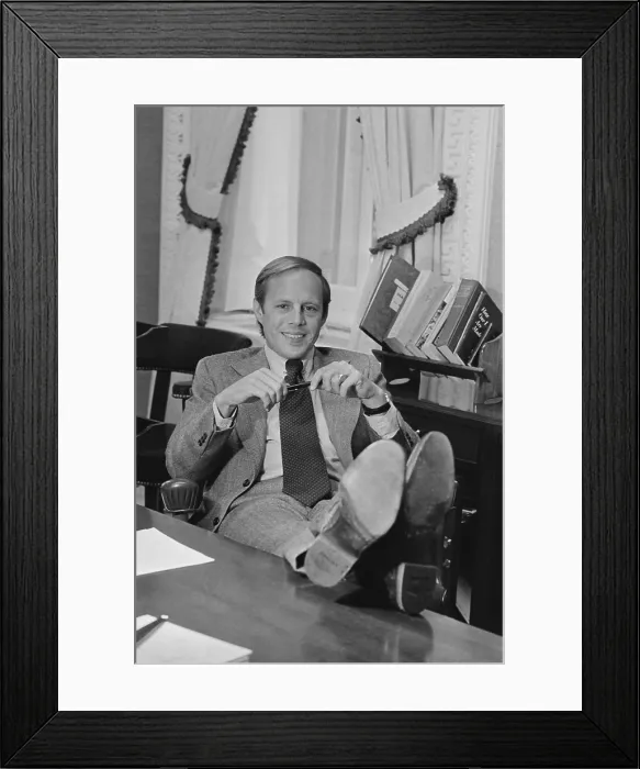Framed Print : Portrait of John Dean counsel to the President Nixon from 1970 until his firing on April 30 1973