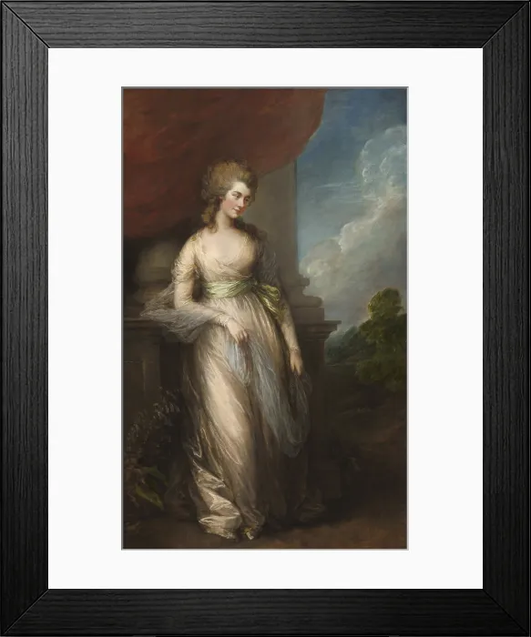 Framed Print : Georgiana, Duchess of Devonshire, by Thomas Gainsborough, 1783, English painting, oil on canvas Framed Print : Georgiana, Duchess of Devonshire, by Thomas Gainsborough, 1783, English painting, oil on canvas