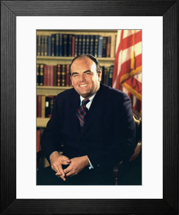 Framed Print : John Ehrlichman had advised Richard Nixon during his unsuccessful campaigns for the Presidency in 1960 and California's Governor in 1962