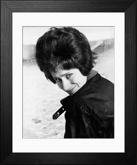 Framed Print : THE LEATHER BOYS, Rita Tushingham, 1964