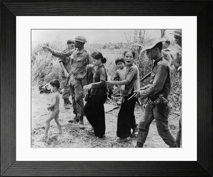 Framed Print : Civilians suffered greatly during the Vietnamese war Framed Print : Civilians suffered greatly during the Vietnamese war