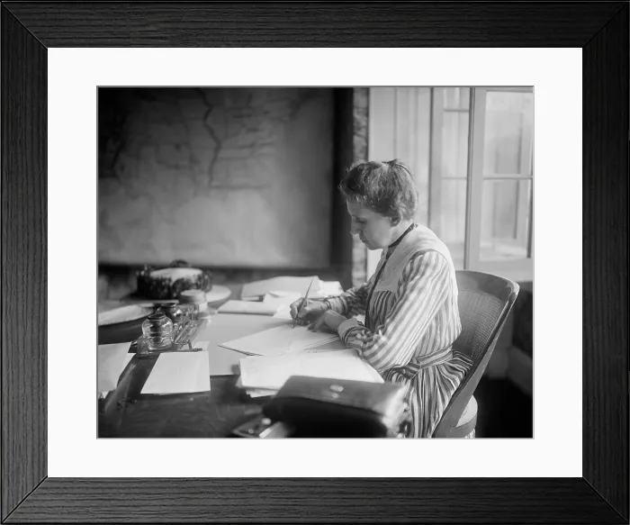 Framed Print : Ida M. Tarbell 1857-1944 was a muckraking journalist for McClure's magazine in the 1900's. Her HISTORY OF THE STANDARD OIL COMPANY was published in 1904. Ca. 1910 Framed Print : Ida M. Tarbell 1857-1944 was a muckraking journalist for McClure's magazine in the 1900's. Her HISTORY OF THE STANDARD OIL COMPANY was published in 1904. Ca. 1910