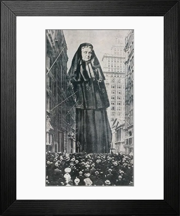 Framed Print : WHAT WILL AUNT HETTY DO WITH WALL STREET NOW Is the title of an illustration on page five of THE WORLD MAGAZINE August 5 1906 Framed Print : WHAT WILL AUNT HETTY DO WITH WALL STREET NOW Is the title of an illustration on page five of THE WORLD MAGAZINE August 5 1906