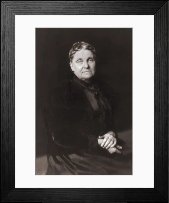 Framed Print : Hetty Howland Robinson Green 1835-1916 in the 1890s
