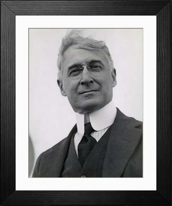 Framed Print : Bernard Baruch 1870-1965 built his fortune as a Wall Street stock broker from the 1890s-1910's Framed Print : Bernard Baruch 1870-1965 built his fortune as a Wall Street stock broker from the 1890s-1910's