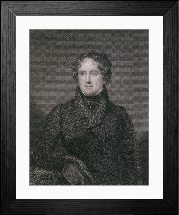Framed Print : Nicholas Biddle 1786-1844 was appointed as a director of the Second Bank of the United States in 1816