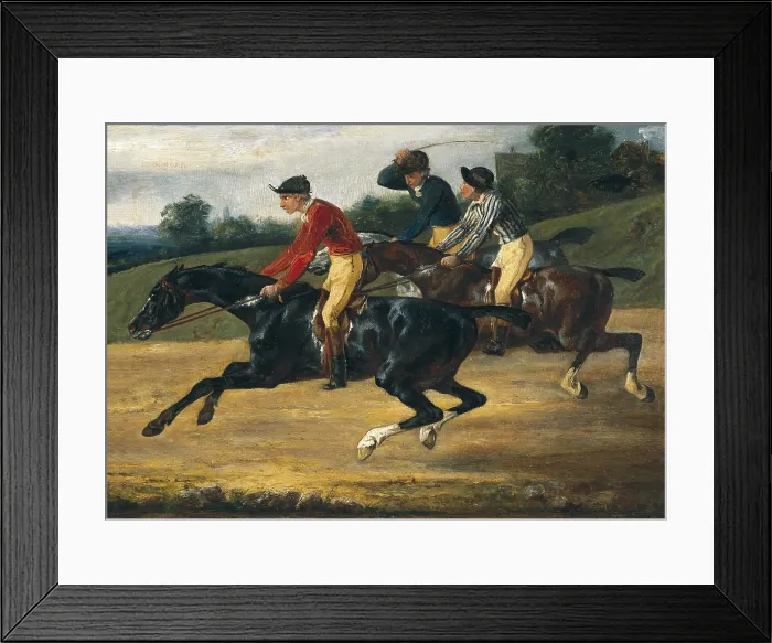 Framed Print : GeRICAULT, Theodore (1791-1824). Horse race. Romanticism. Oil on canvas. FRANCE. Paris. Louvre Museum. - BeBa / Iberfoto / Everett Collection (268458)**US SALES ONLY** Framed Print : GeRICAULT, Theodore (1791-1824). Horse race. Romanticism. Oil on canvas. FRANCE. Paris. Louvre Museum. - BeBa / Iberfoto / Everett Collection (268458)**US SALES ONLY**