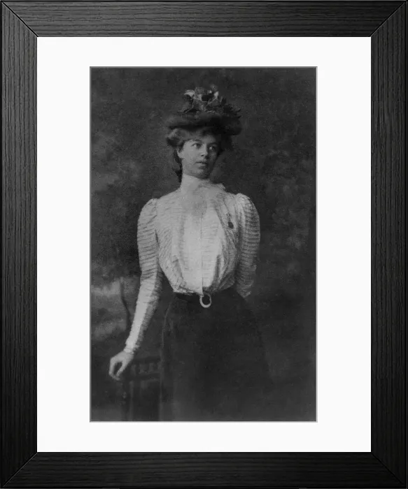 Framed Print : Eleanor Roosevelt in Gibson Girl fashions. New York, ca. 1903. (BSLOC_2013_6_21) Framed Print : Eleanor Roosevelt in Gibson Girl fashions. New York, ca. 1903. (BSLOC_2013_6_21)