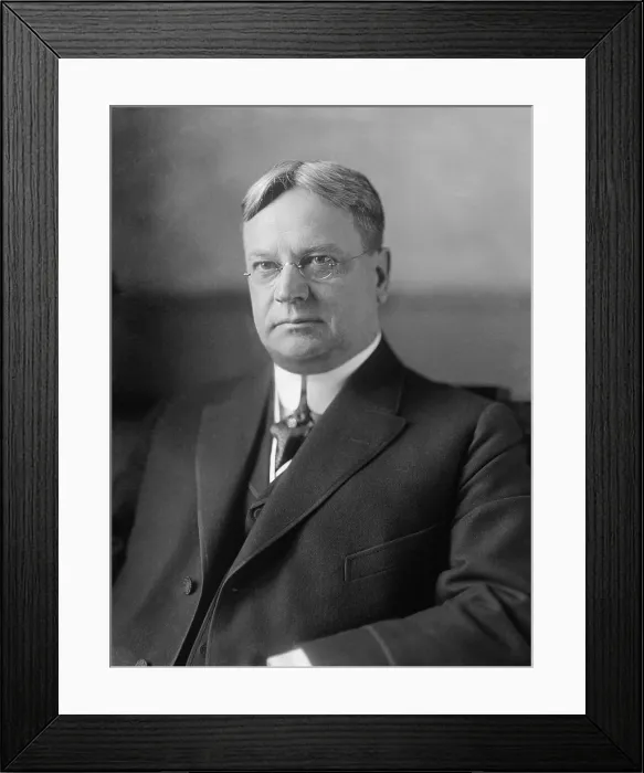 Framed Print : Sen. Hiram Johnson. Ca. 1920. The Republican Senator from California was elected to the Senate in 1917 and served until his death in 1945. (BSLOC_2013_6_211)