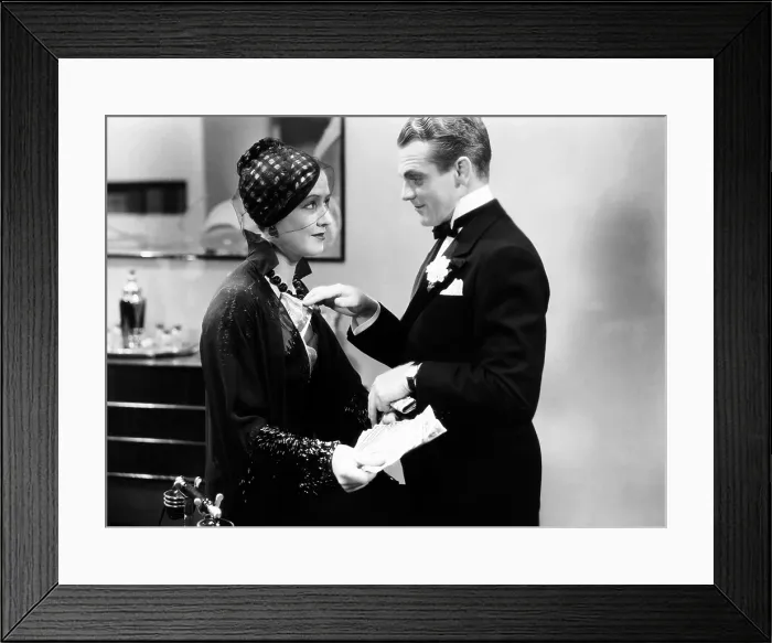 Framed Print : LADY KILLER, from left, Mae Clarke, James Cagney, 1933