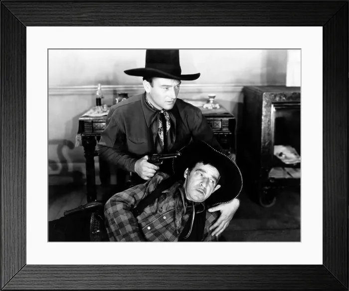 Framed Print : THE LAWLESS NINETIES, from top, John Wayne, Al Bridge, 1936