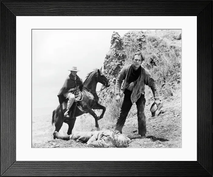 Framed Print : THE LEFT HANDED GUN, Paul Newman, (right), 1958