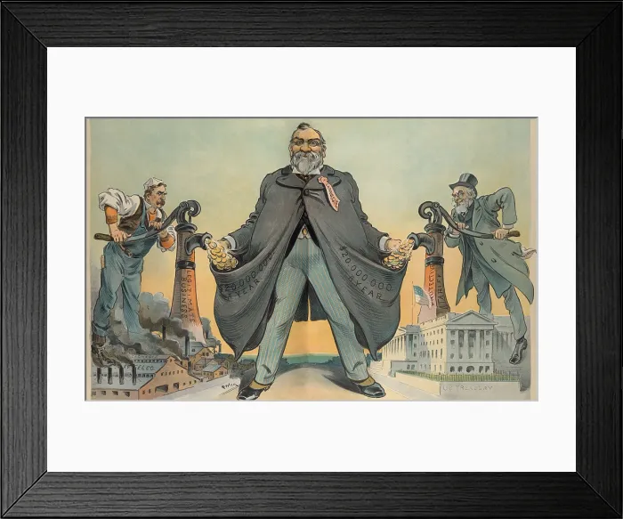 Framed Print : OUR INFANT INDUSTRIES--WHY CAN'T THEY BE CONTENT WITH THE HALF THEY MAKE HONESTLY