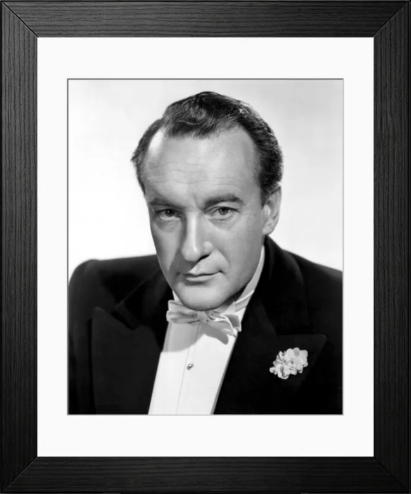 Framed Print : THE FAN, George Sanders, 1949, TM and Copyright (c) 20th Century-Fox Film Corp. All Rights Reserved