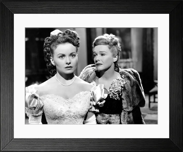 Framed Print : THE FAN, from left, Jeanne Crain, Madeleine Carroll, 1949, TM and Copyright 20th Century-Fox Film Corp. All Rights Reserved