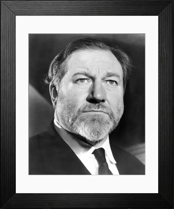 Framed Print : THE FACE OF FU MANCHU, James Robertson Justice, 1965