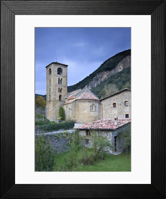 Framed Print : Ripolls. Beget. Church of Sant Cristofol. Romanesque art. - Lucas Vallecillos / Iberfoto / Everett Collection (571417)**US SALES ONLY**
