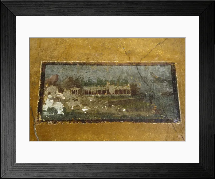 Framed Print : ITALY. Pompeii. Frescoes in the House of Venus in the Shell (CasadellaVenerein Conchiglia). Roman art. Early Empire. Fresco Framed Print : ITALY. Pompeii. Frescoes in the House of Venus in the Shell (CasadellaVenerein Conchiglia). Roman art. Early Empire. Fresco