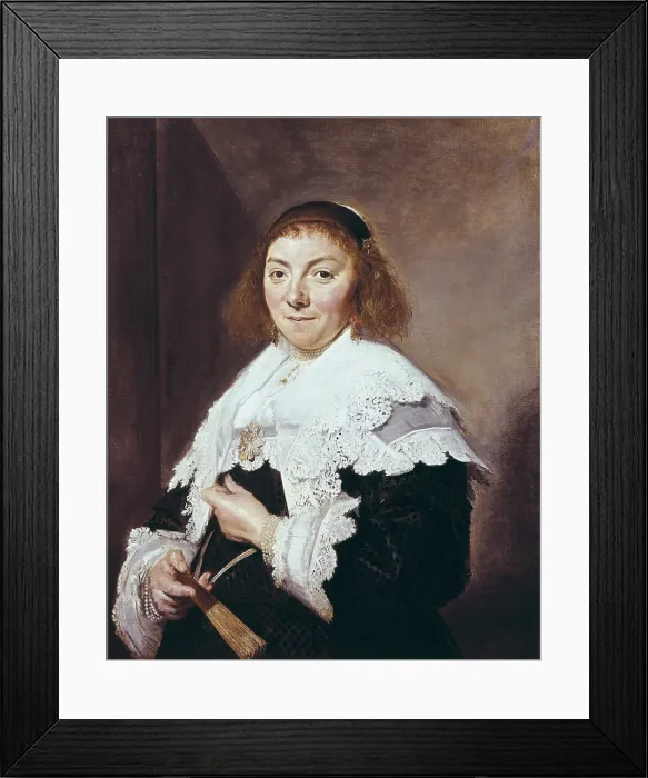 Framed Print : HALS, Frans (1580-1666). Maria Pietersdochter Olycan. 1638. Baroque art. Oil on canvas. BRAZIL. Sao Paulo. Sao Paulo Museum of Art Framed Print : HALS, Frans (1580-1666). Maria Pietersdochter Olycan. 1638. Baroque art. Oil on canvas. BRAZIL. Sao Paulo. Sao Paulo Museum of Art