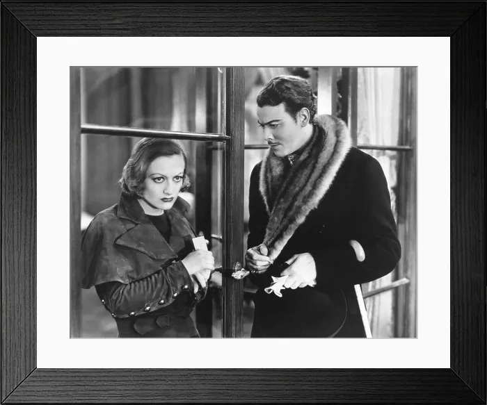 Framed Print : LETTY LYNTON, from left, Joan Crawford, Nils Asther, 1932
