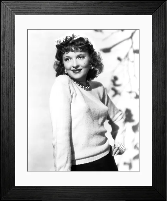 Framed Print : LET'S LIVE A LITTLE, Anna Sten, 1948