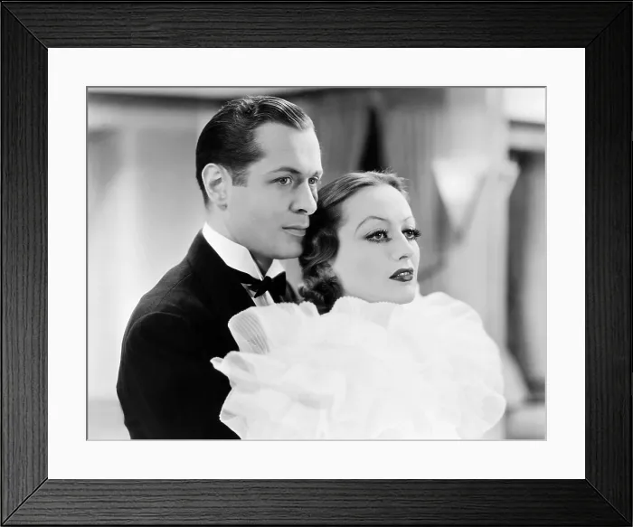 Framed Print : LETTY LYNTON, from left, Robert Montgomery, Joan Crawford, 1932