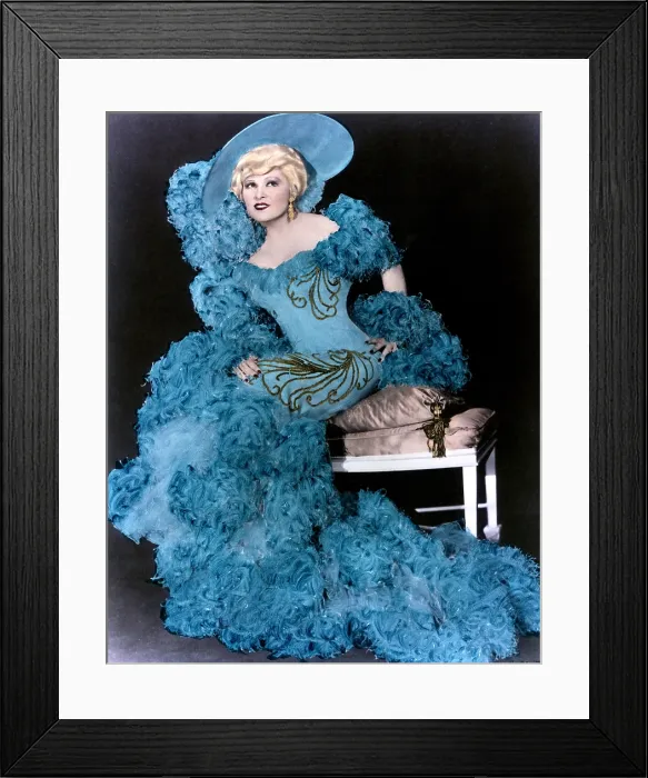 Framed Print : BELLE OF THE NINETIES, Mae West (in a costume by Travis Banton), 1934