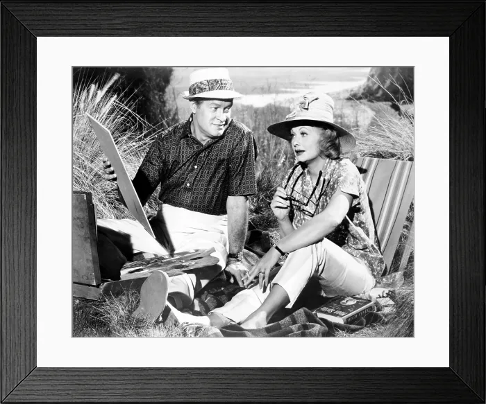 Framed Print : THE FACTS OF LIFE, from left, Bob Hope, Lucille Ball, 1960
