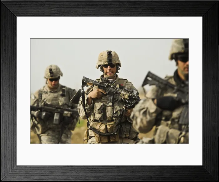 Framed Print : U.S. Soldiers search for improvised explosive devices during Operation Helmand Spider in Badula Qulp Helmand province Afghanistan Feb Framed Print : U.S. Soldiers search for improvised explosive devices during Operation Helmand Spider in Badula Qulp Helmand province Afghanistan Feb