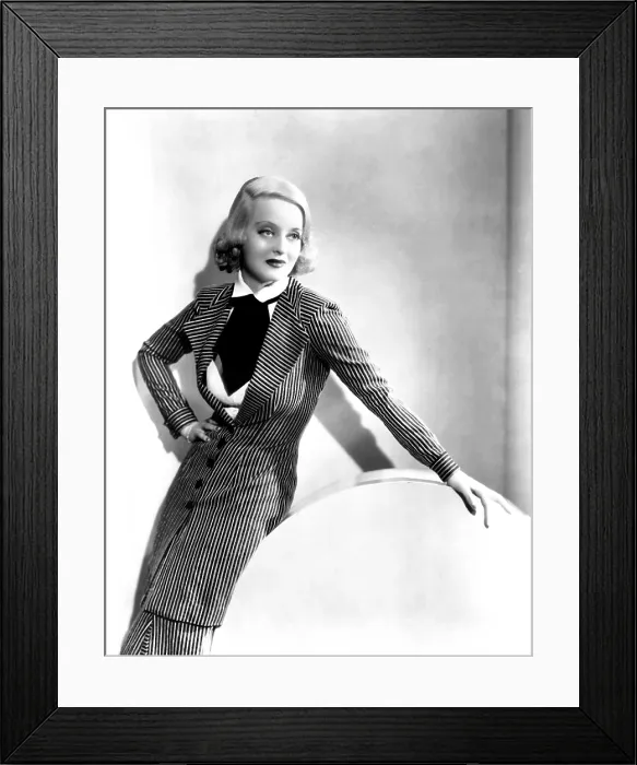 Framed Print : FASHIONS OF 1934, Bette Davis, in a suit by Orry-Kelly, 1934
