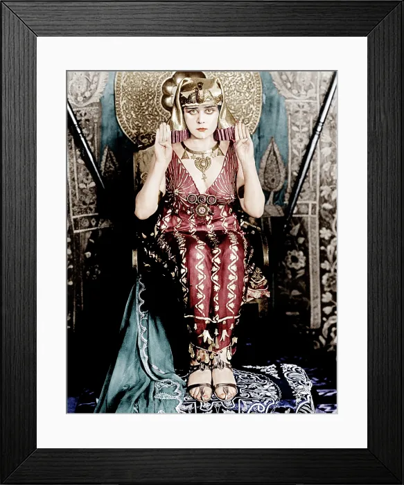 Framed Print : CLEOPATRA, Theda Bara, 1917. Fox Film Corporation, TM & Copyright / courtesy Everett Collection Framed Print : CLEOPATRA, Theda Bara, 1917. Fox Film Corporation, TM & Copyright / courtesy Everett Collection